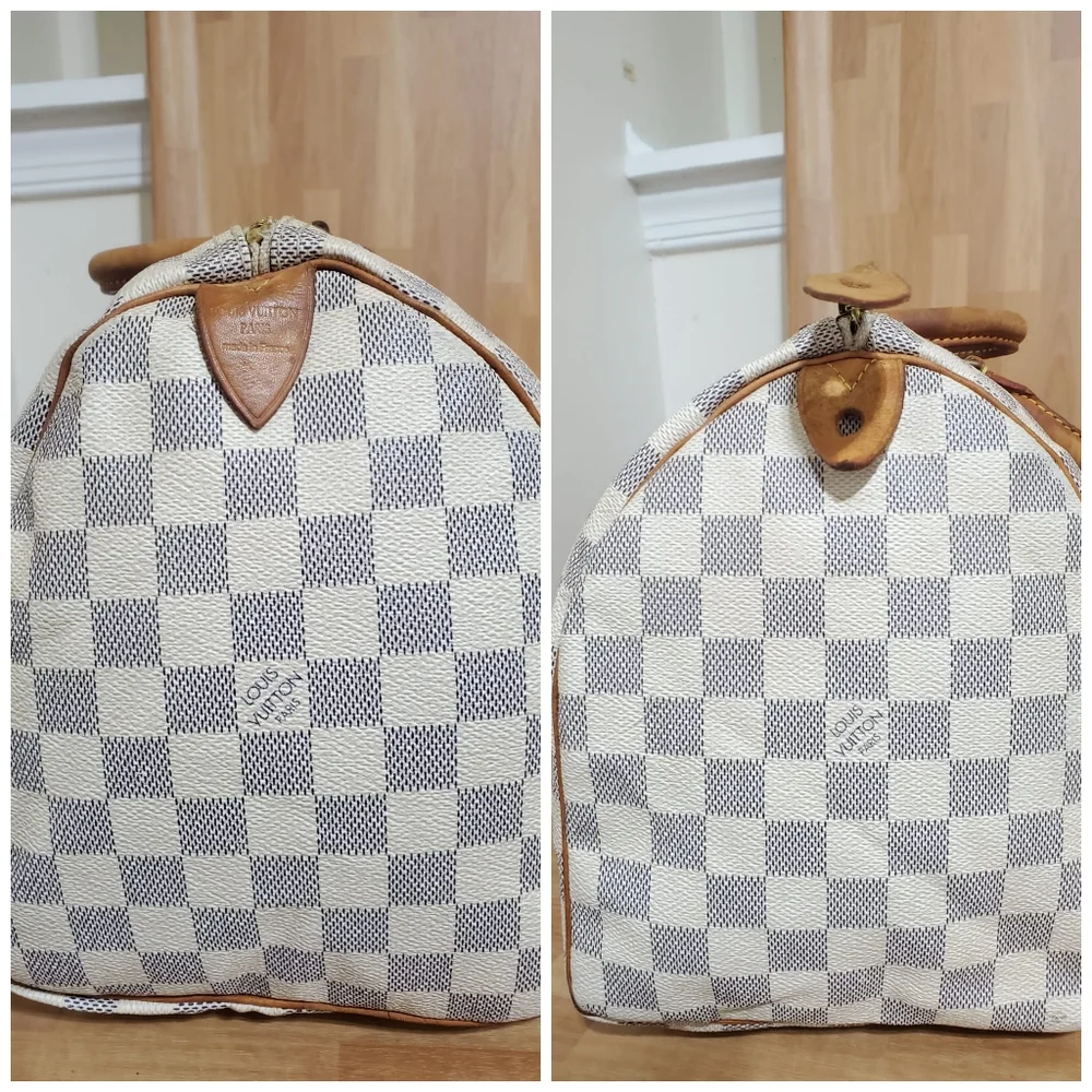 LOUIS VUITTON Damier Azur Speedy 30 - Picture 9 of 12